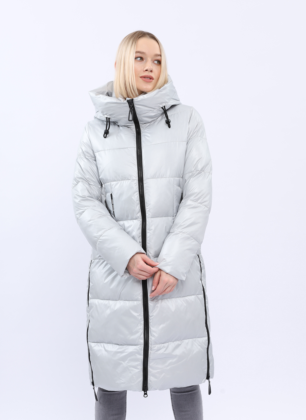 

Пальто женское Britt 64392 серое 44 RU, Серый, 64392