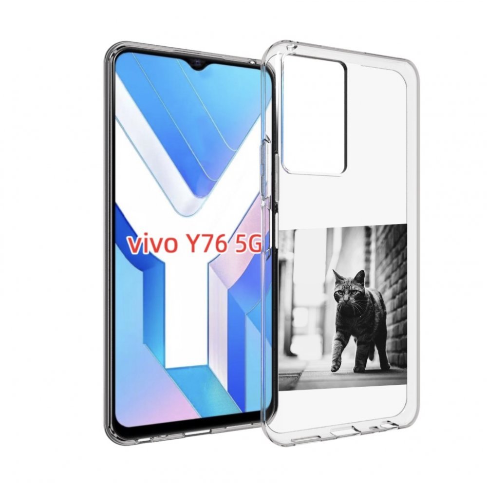 

Чехол MyPads Важный-кот для Vivo Y76 5G, Прозрачный, Tocco