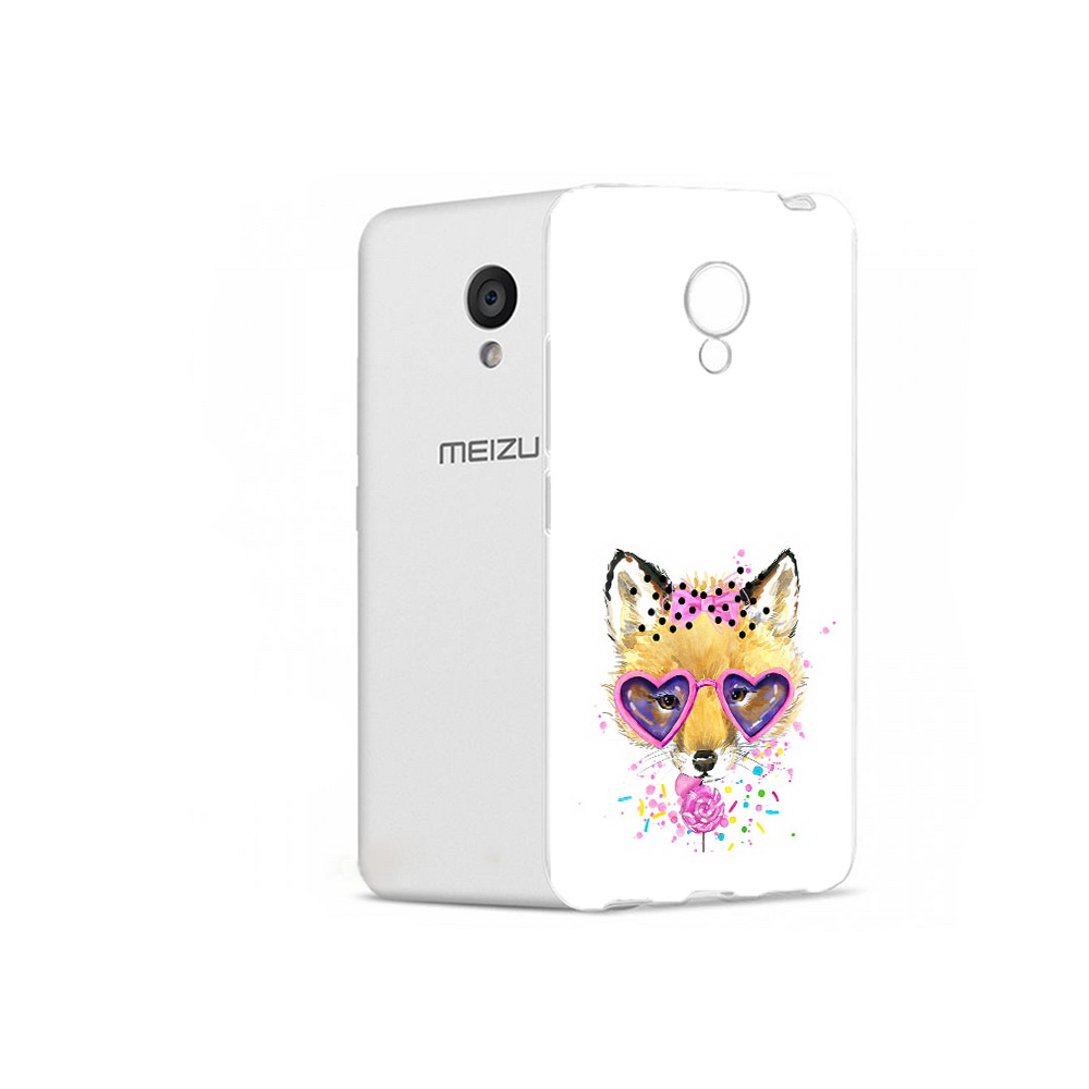

Чехол MyPads Tocco для Meizu M5 лисенок с бантиком (PT62224.82.441), Прозрачный, Tocco