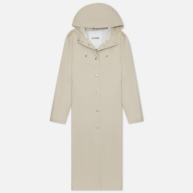 

Женская куртка дождевик Stutterheim Mosebacke Long Print бежевый, Размер S, Mosebacke Long Print