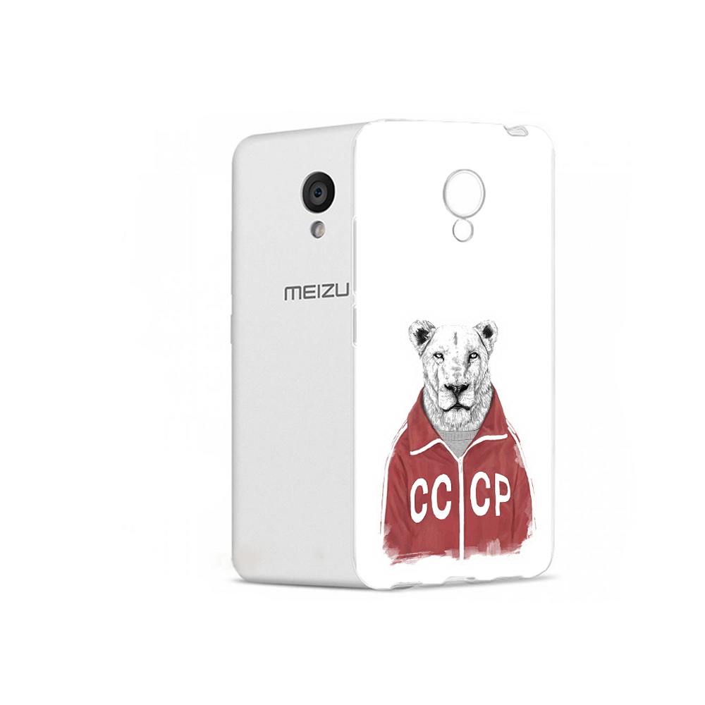 

Чехол MyPads Tocco для Meizu M5 львица ссср (PT62224.82.450), Прозрачный, Tocco