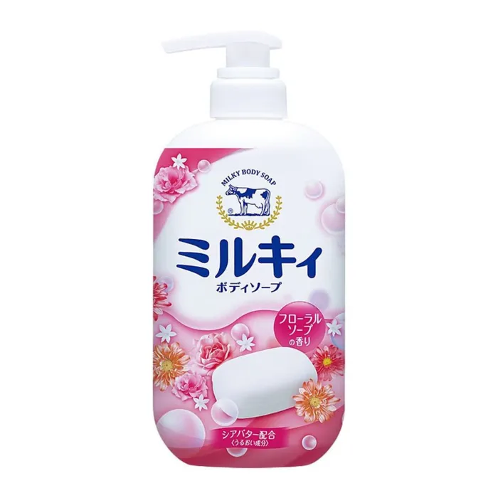 Жидкое мыло для тела COW Мilky Body Soap с ароматом цветочного мыла 550 мл