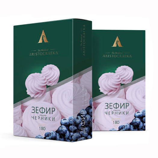 

Зефир «ARISTOCRATKA» cо вкусом черники