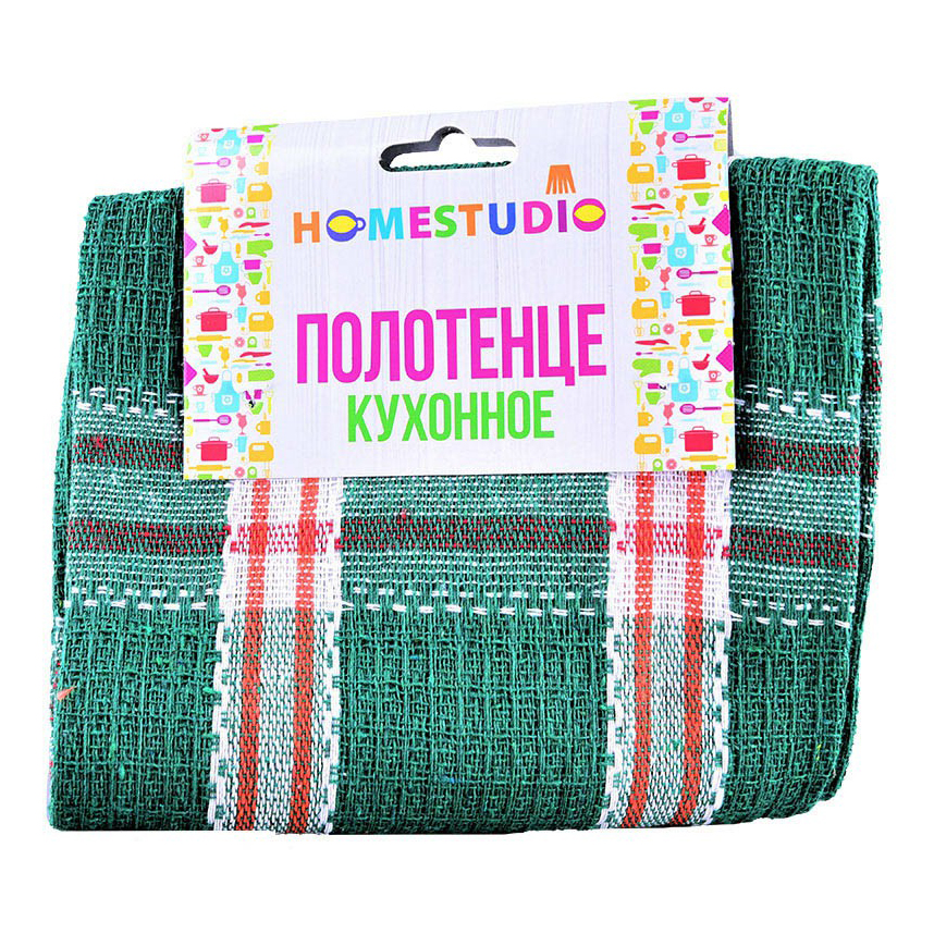 

Полотенце HomeStudio Клетка кухонное 38x62 см хлопок