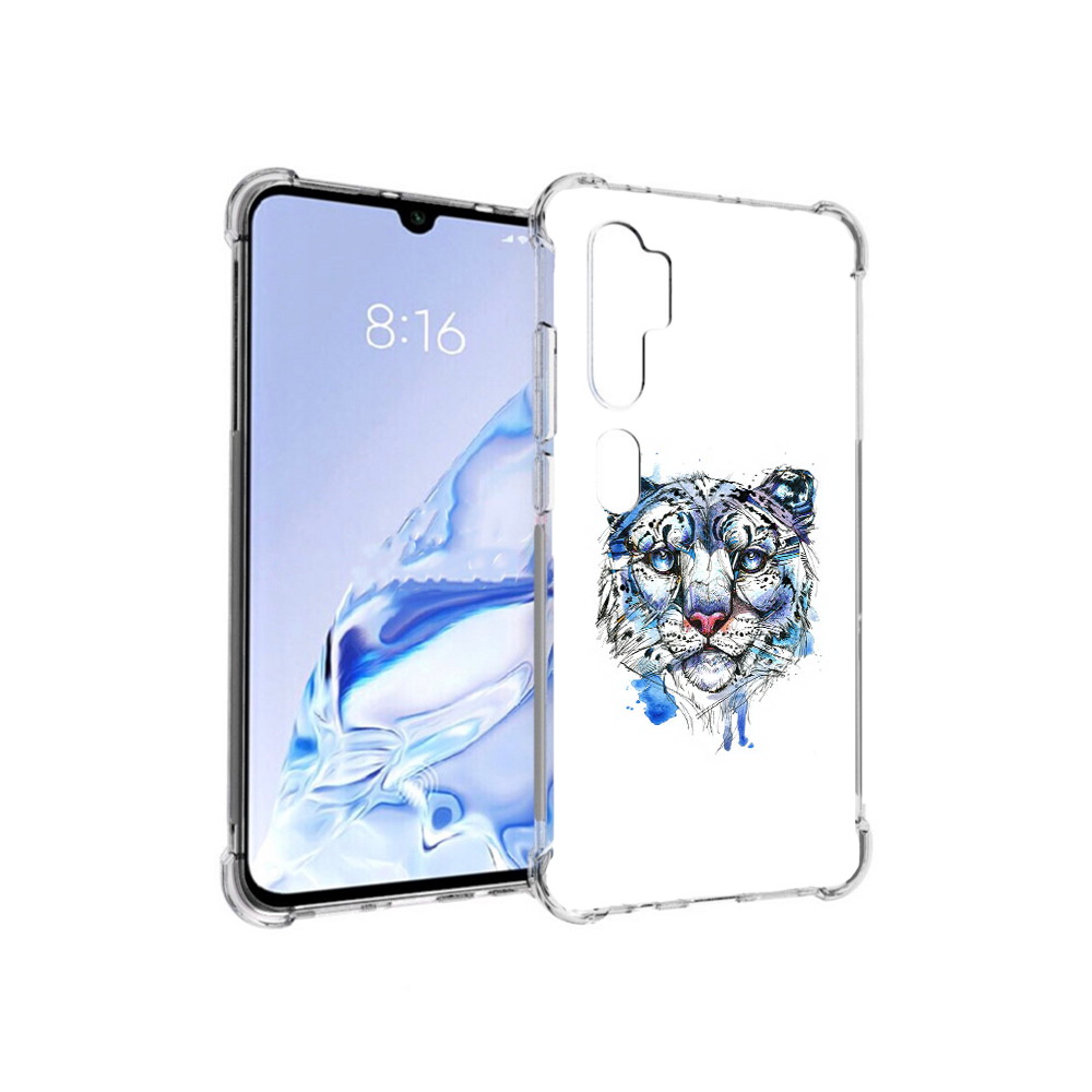 

Чехол MyPads Tocco для Xiaomi Mi Note 10 Pro водяной тигр (PT140314.290.263), Прозрачный, Tocco