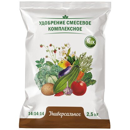 

Удобрение универсальное, 2,5кг