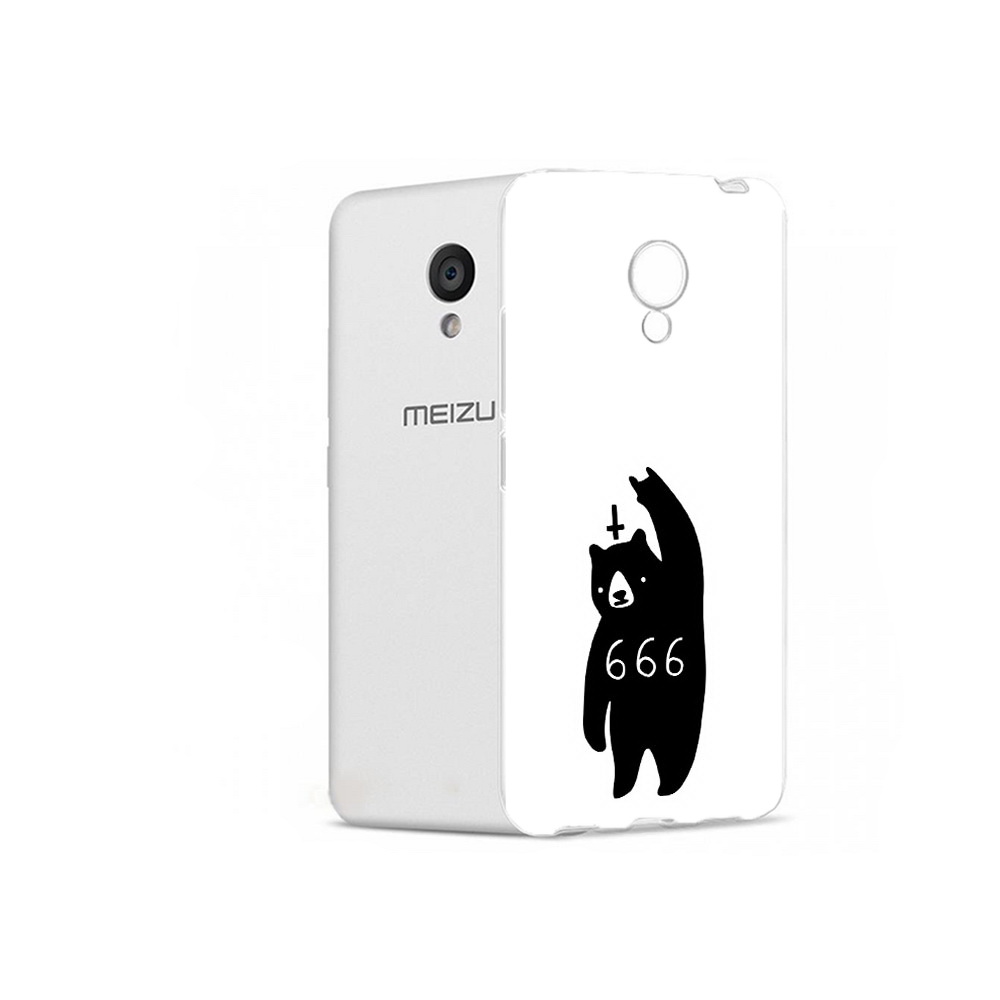 

Чехол MyPads Tocco для Meizu M5 медведь 666 (PT62224.82.462), Прозрачный, Tocco
