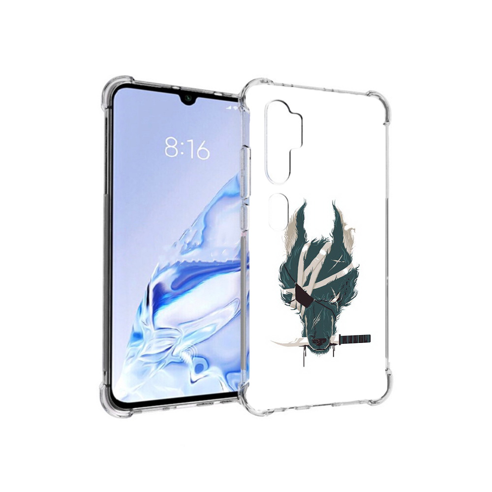 

Чехол MyPads Tocco для Xiaomi Mi Note 10 Pro волк-разбойник (PT140314.290.271), Прозрачный, Tocco