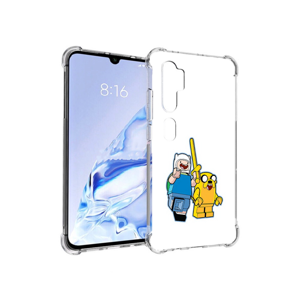 

Чехол MyPads Tocco для Xiaomi Mi Note 10 Pro время приключений лего (PT140314.290.274), Прозрачный, Tocco