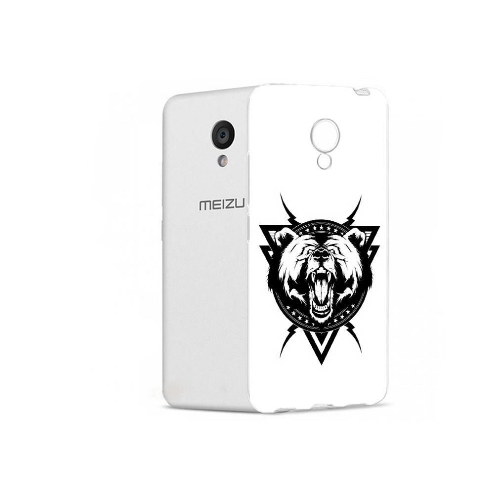 

Чехол MyPads Tocco для Meizu M5 медведь в треугольнике (PT62224.82.464), Прозрачный, Tocco