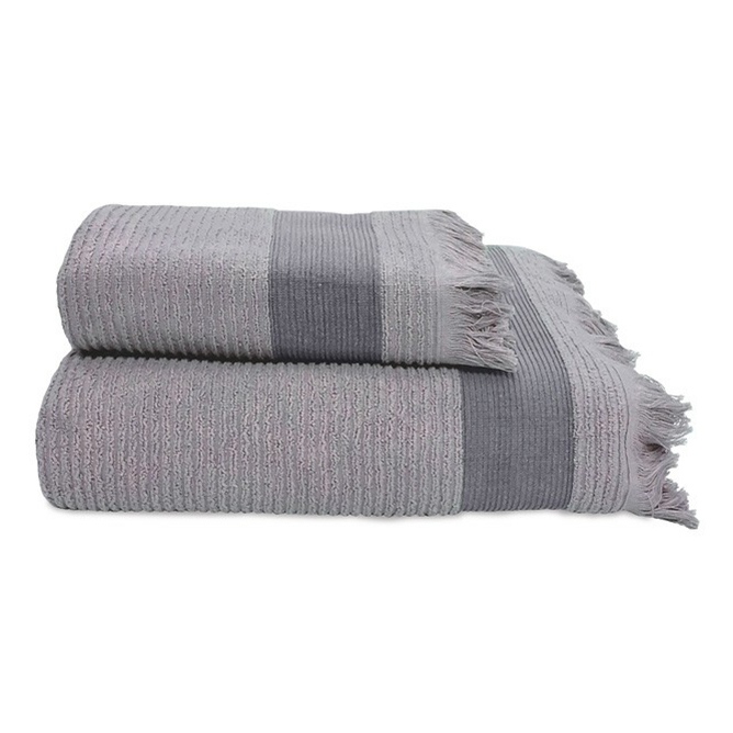 

Полотенце PiCassa Pragmatic 70x140 см махровое светло-серое