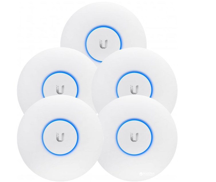 

Точка доступа Wi-Fi Ubiquiti UniFi AC Lite AP 5 pack White (UAP-AC-LITE-5), UniFi AC Lite AP 5 pack