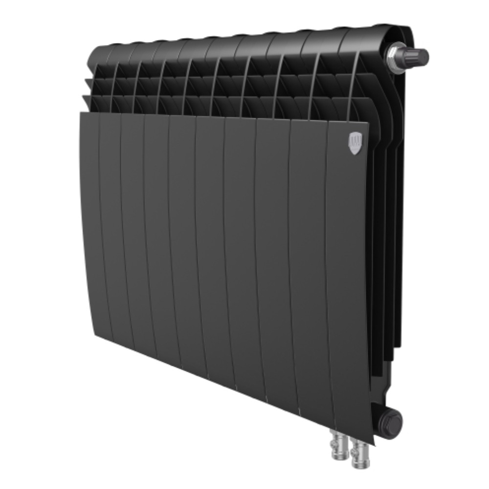 фото Биметаллический радиатор royal thermo biliner 500 10 секций черный (нс-1309736)
