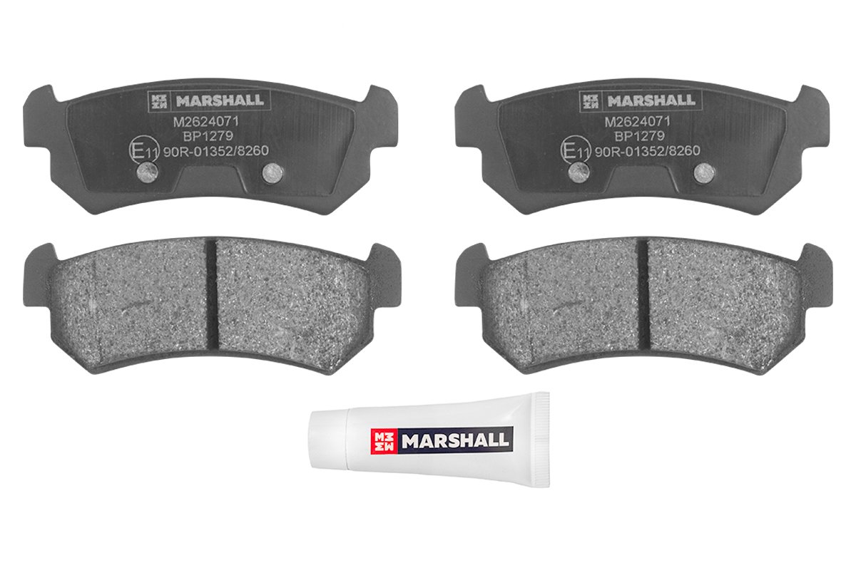 

Тормозные колодки MARSHALL Autoparts задние дисковые M2624071, M2624071