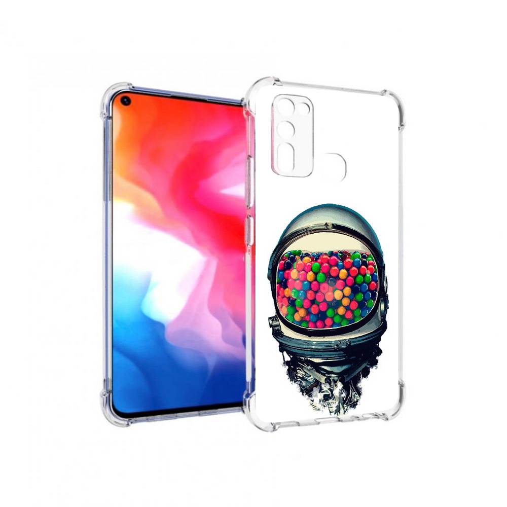 

Чехол MyPads Tocco для Vivo Y50 шлем космонавта (PT226982.418.700), Прозрачный, Tocco