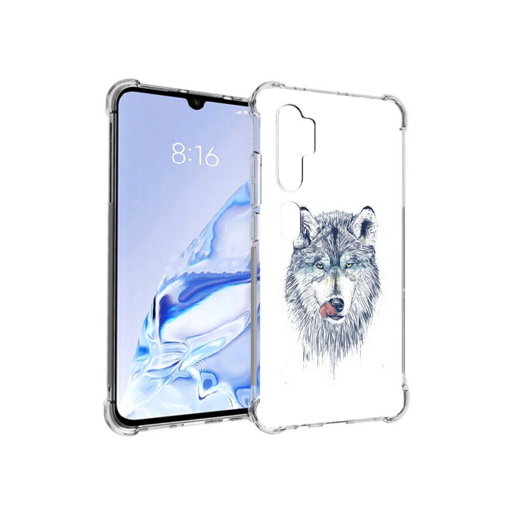 

Чехол MyPads Tocco для Xiaomi Mi Note 10 Pro голодгый волк (PT140314.290.292), Прозрачный, Tocco