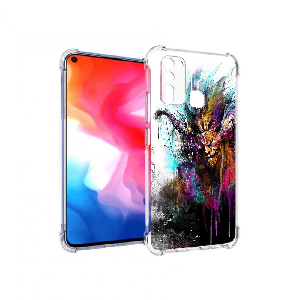 

Чехол MyPads Tocco для Vivo Y50 яркий дьявол (PT226982.418.709), Прозрачный, Tocco