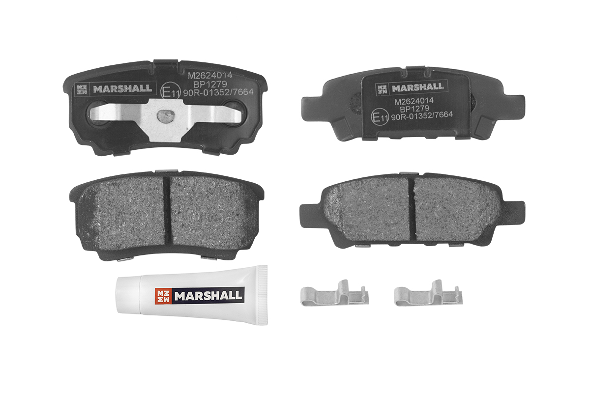 

Тормозные колодки MARSHALL Autoparts задние дисковые M2624014, M2624014