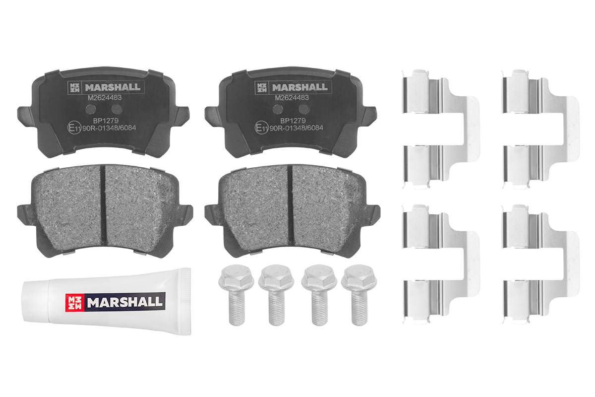 Тормозные колодки MARSHALL Autoparts задние дисковые M2624483