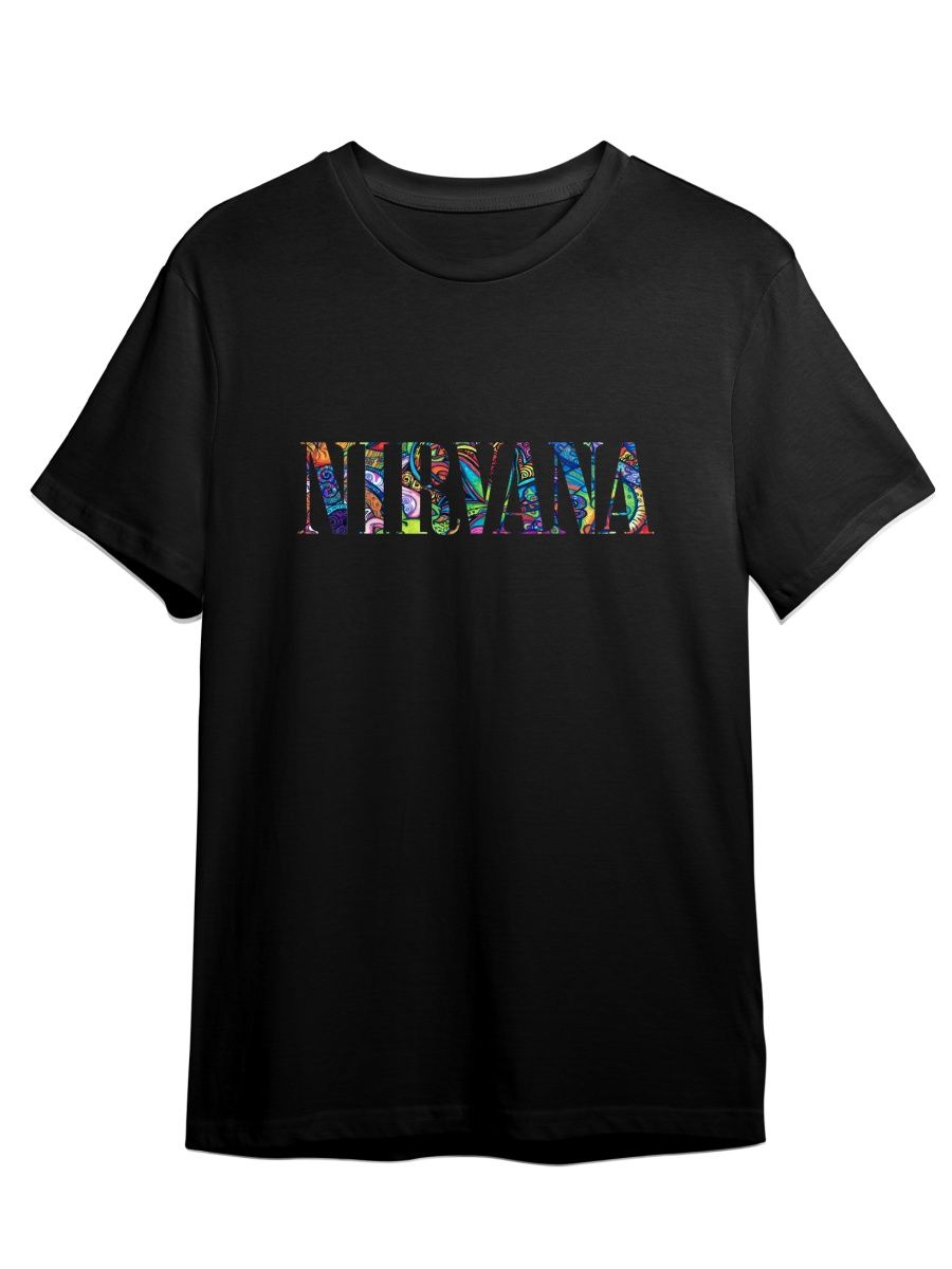 Футболка унисекс СувенирShop Nirvana/Нирвана/Кобейн 2 черная S (44-46)