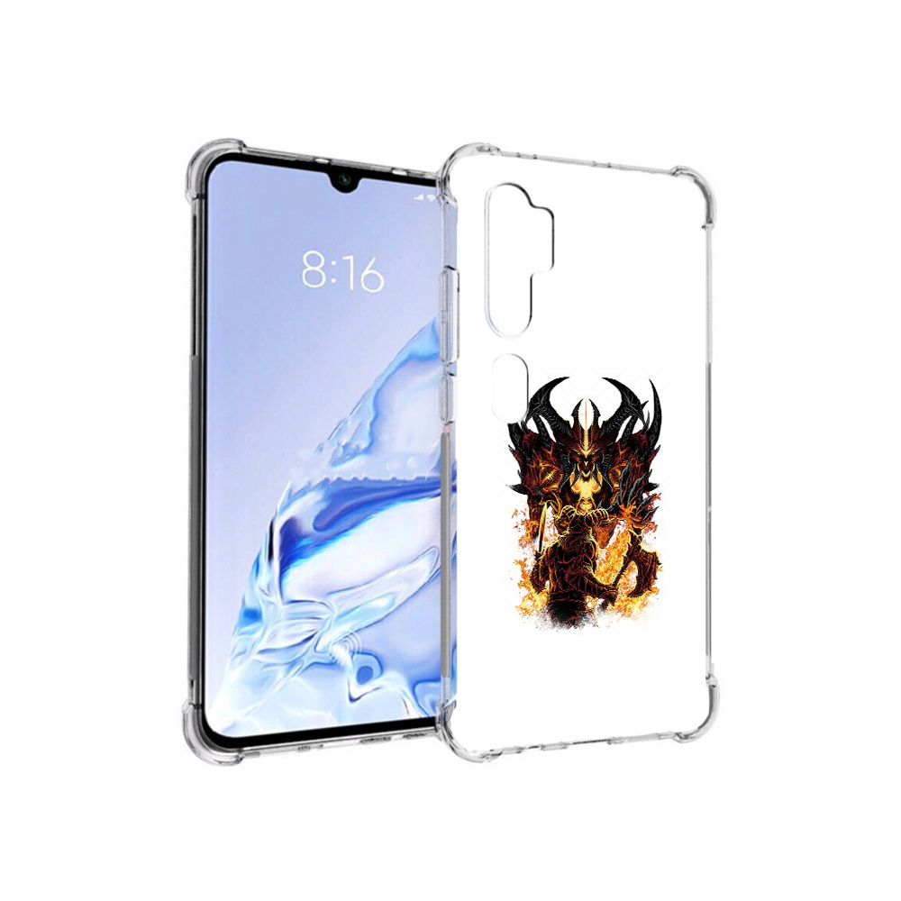 

Чехол MyPads Tocco для Xiaomi Mi Note 10 Pro демон shadow fiend (PT140314.290.318), Прозрачный, Tocco