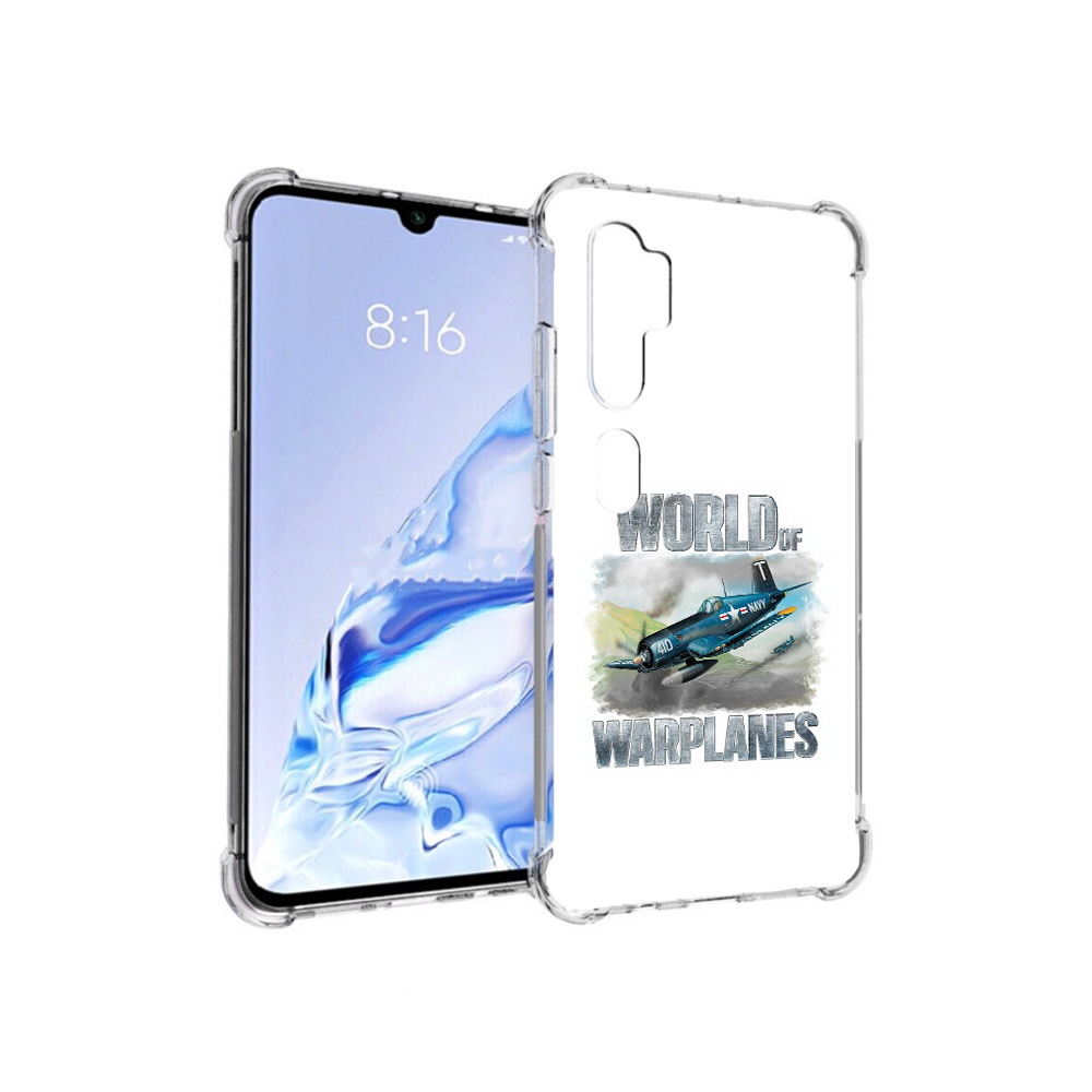 

Чехол MyPads Tocco для Xiaomi Mi Note 10 Pro Боевой самолет (PT140314.290.32), Прозрачный, Tocco