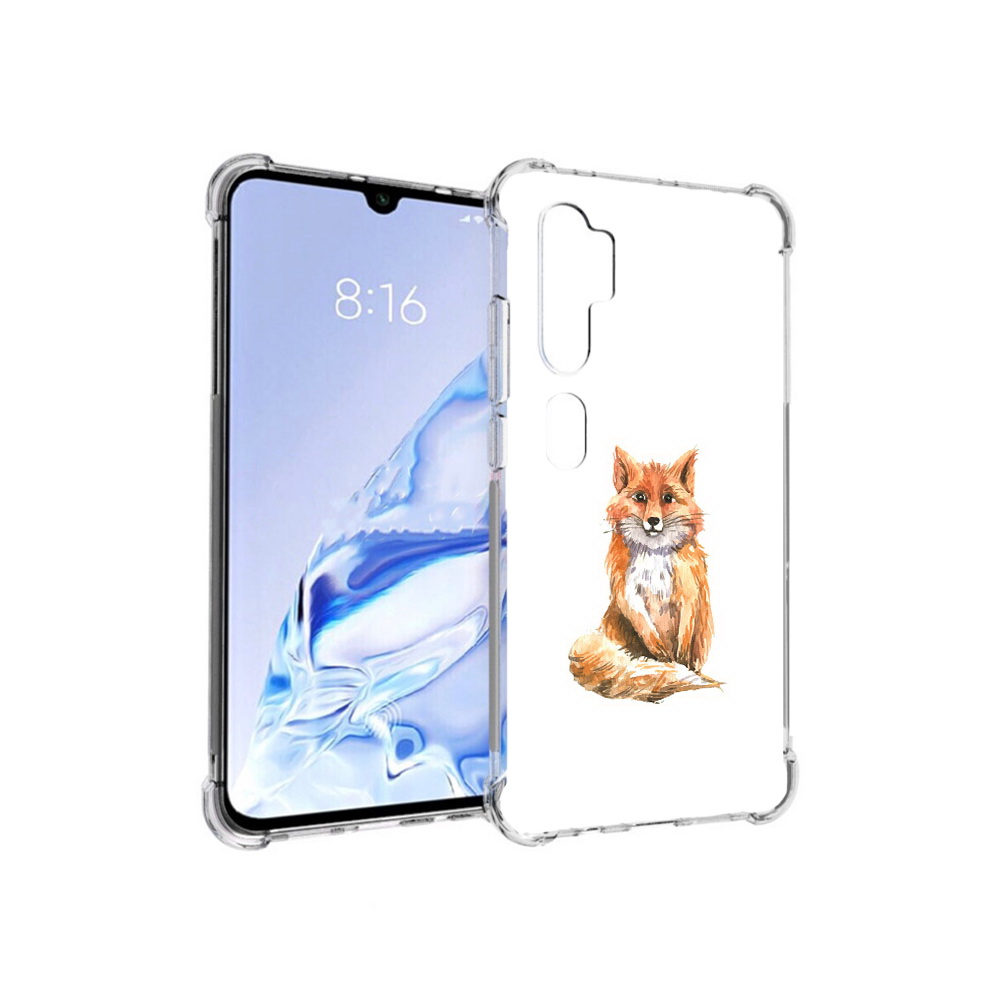 

Чехол MyPads Tocco для Xiaomi Mi Note 10 Pro детская лиса (PT140314.290.320), Прозрачный, Tocco