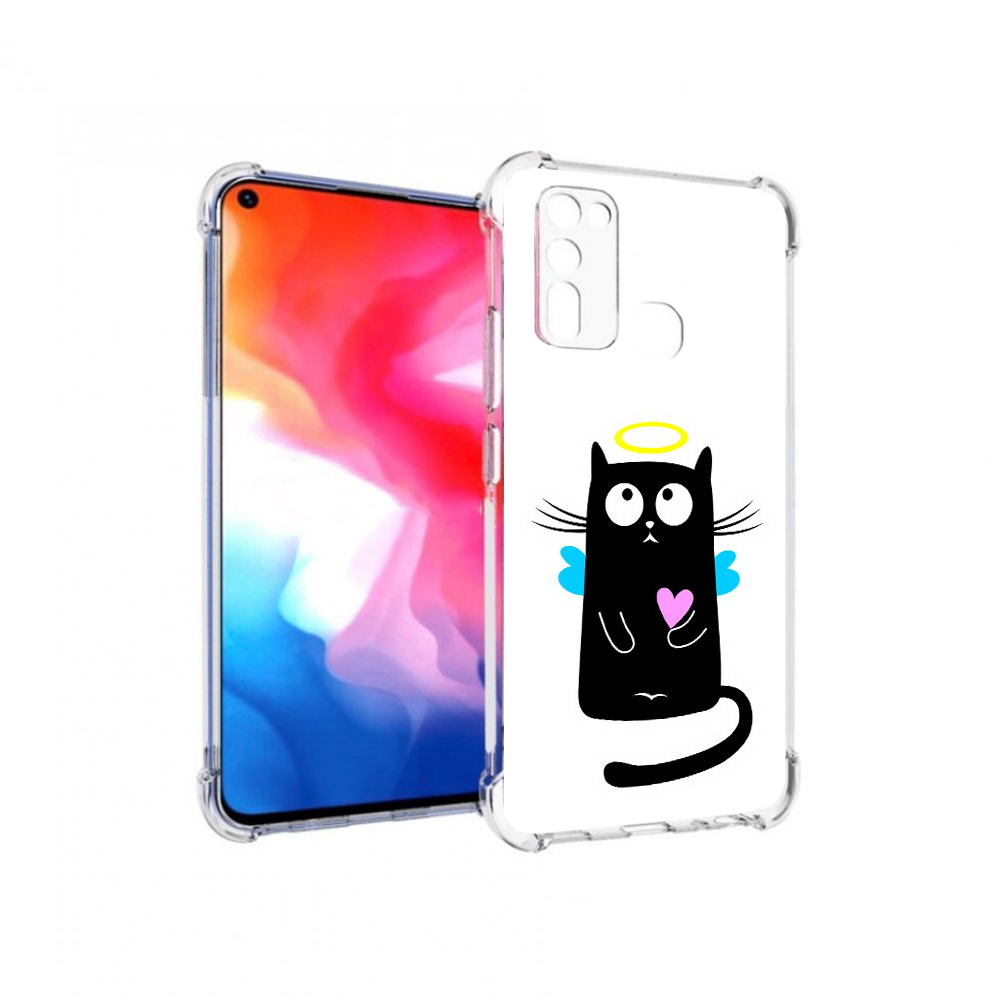 

Чехол MyPads Tocco для Vivo Y50 Кот ангелок (PT226982.418.96), Прозрачный, Tocco