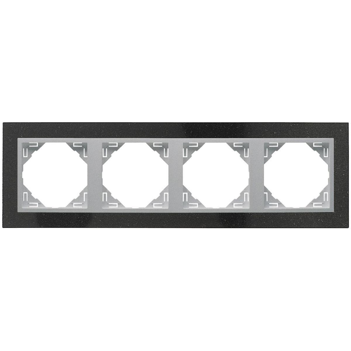 

Рамка 4-постовая Efapel Logus 90 Petra натуральный гранит/алюминий 90940 TGA, 90940 TGA