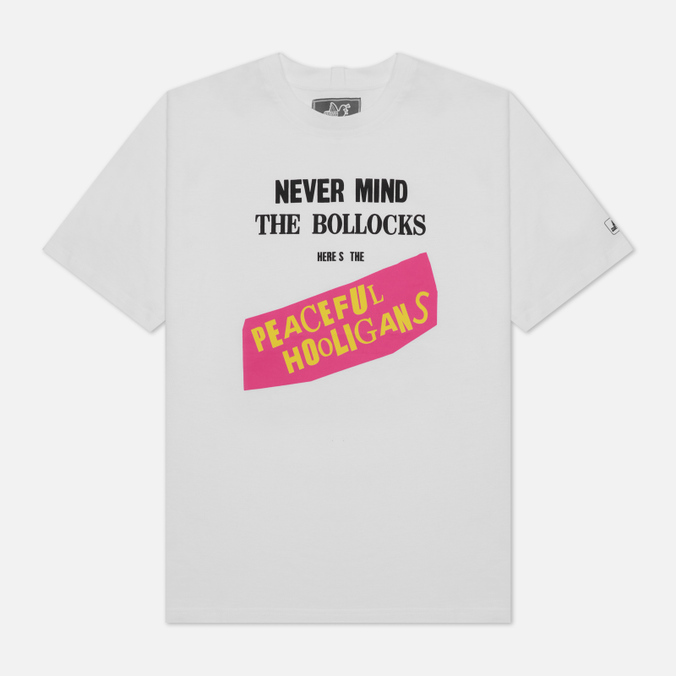 

Футболка мужская Peaceful Hooligan PHS22TEEPRT17-WHT белая 3XL, PHS22TEEPRT17-WHT