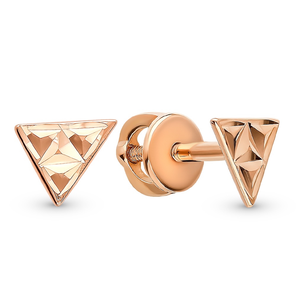 

Серьги пусеты из красного золота 585Gold 402003982, 402003982