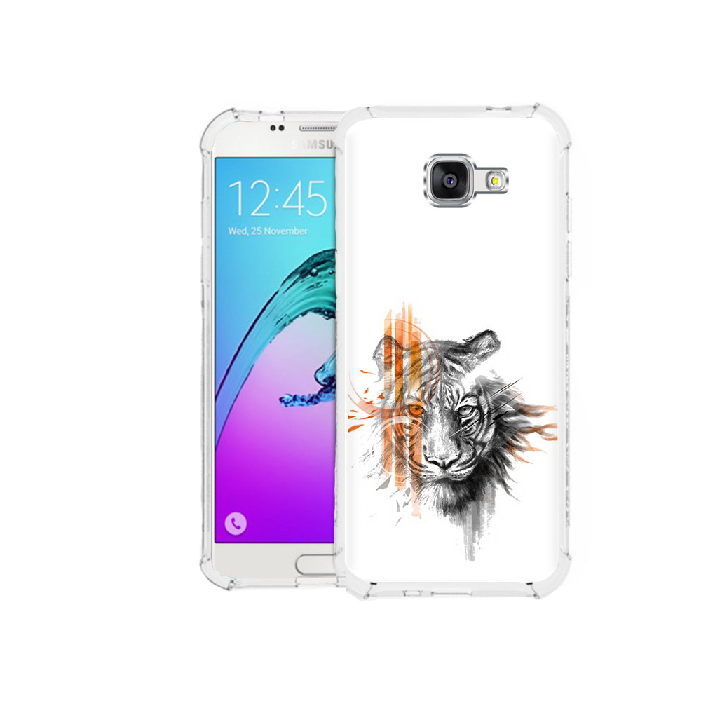 

Чехол MyPads Tocco для Samsung Galaxy A5 (2016) огненный тигр (PT25252.581.526), Прозрачный, Tocco