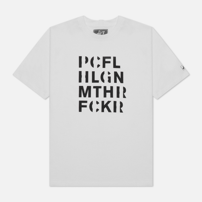 

Футболка мужская Peaceful Hooligan PHS22TEEPRT20-WHT белая 3XL, PHS22TEEPRT20-WHT