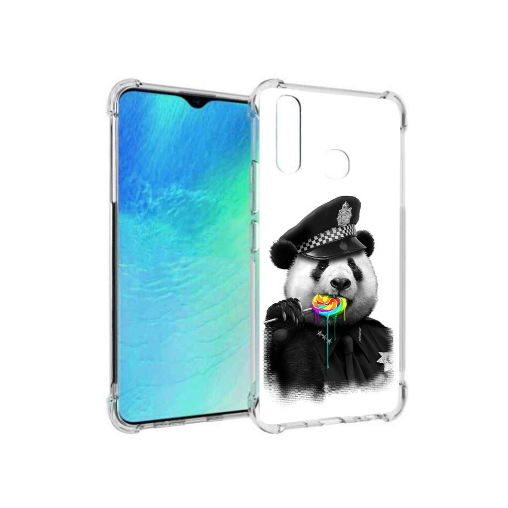 

Чехол MyPads Tocco для Vivo Y19 Панда полиция (PT140444.419.130), Прозрачный, Tocco