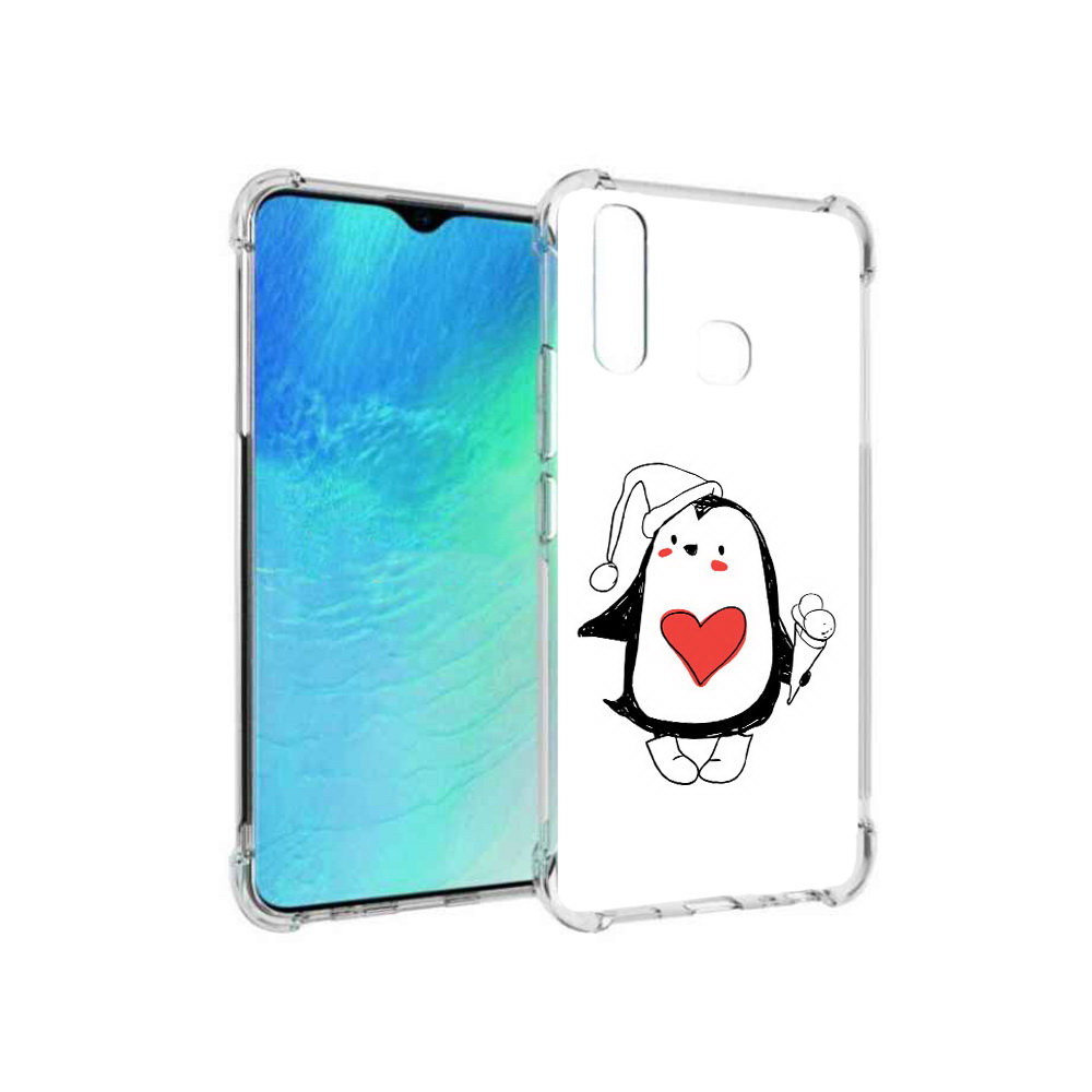 

Чехол MyPads Tocco для Vivo Y19 Пингвин с мороженым (PT140444.419.135), Прозрачный, Tocco