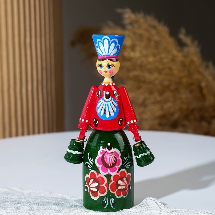 

Сувенир «Кукла», городецкая роспись, микс, ручная работа, Городецкая роспись