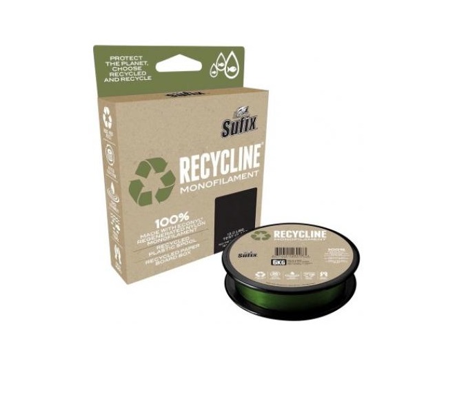 Леска SUFIX RECYCLINE зеленая 150 м 0,25 мм 4,5 кг SRC25GR150 SUFIX