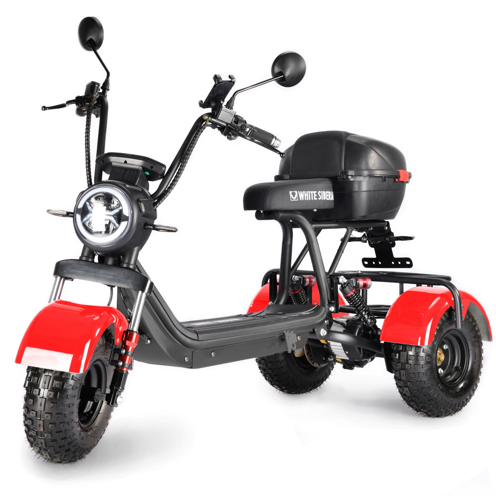 фото White siberia электротрицикл white siberia trike mini 1500w red