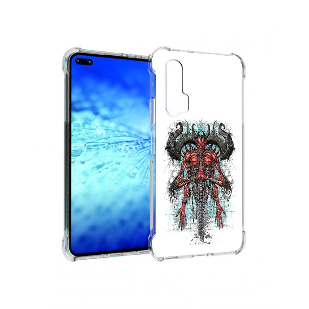 

Чехол MyPads Tocco для Huawei View 30 Pro дьявол (PT145237.17.340), Прозрачный, Tocco
