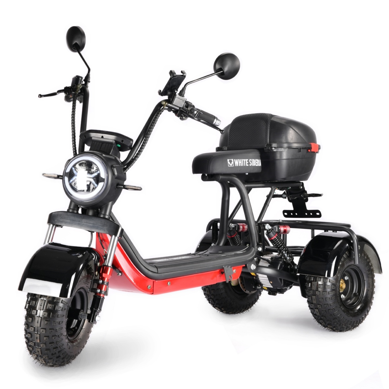 фото White siberia электротрицикл white siberia trike mini 1500w black