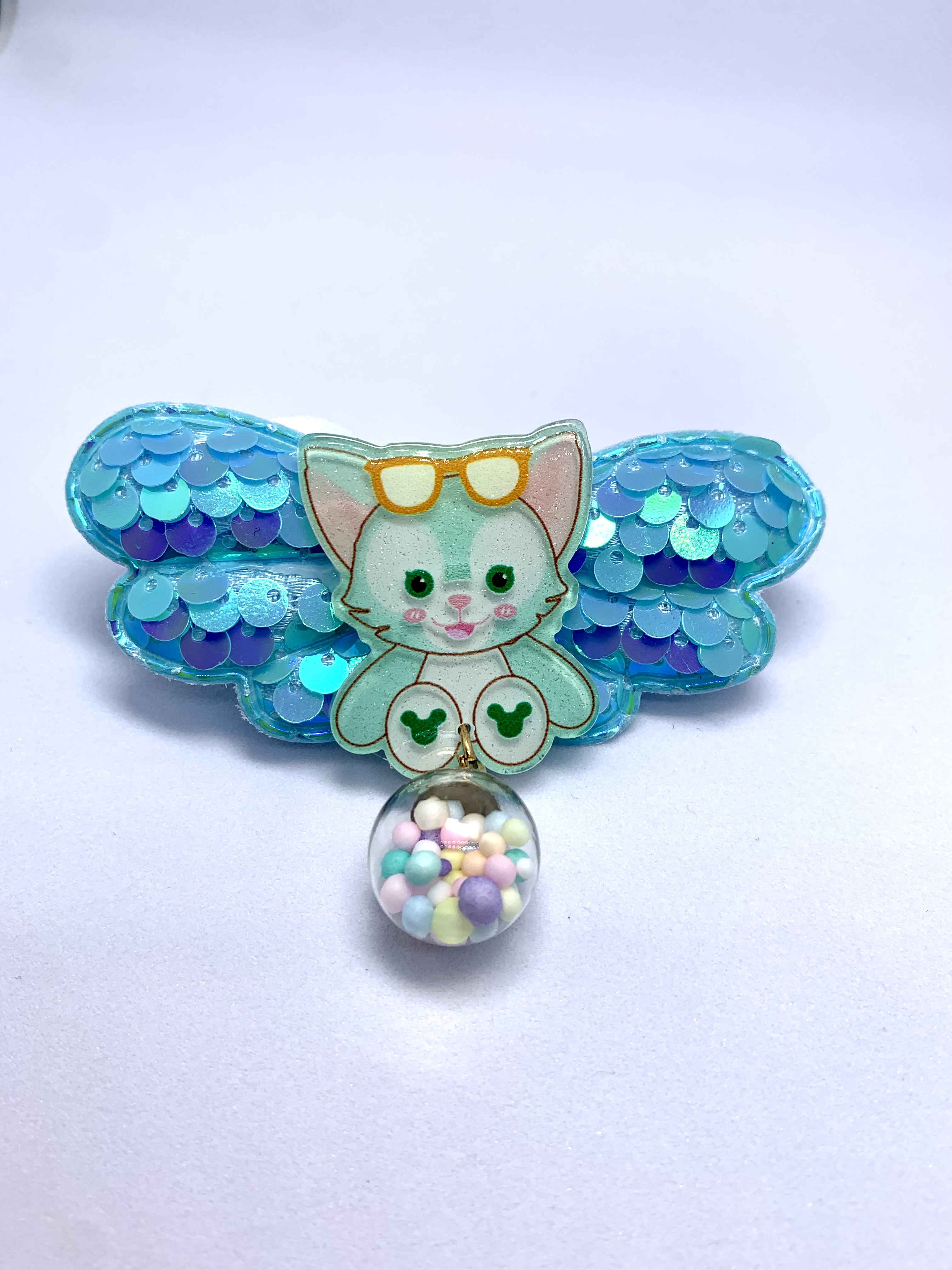 Детская заколка для волос 33-резинки Котенок