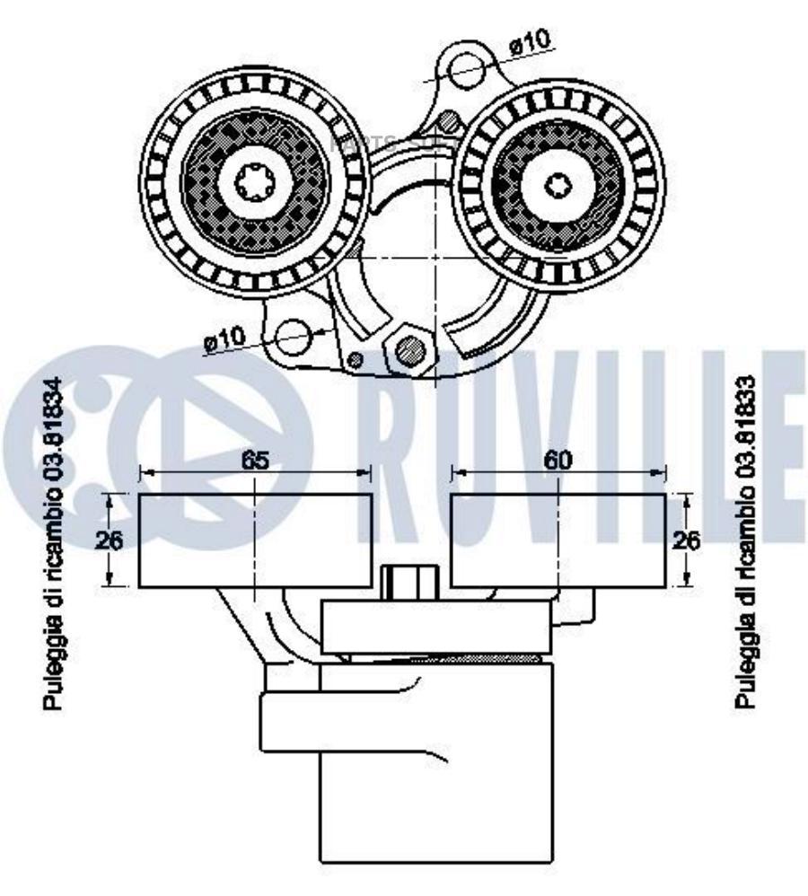 

Ролик Грм Bmw3 Series E90/E91/E92/E93 2.0 07-/5 Series F07/F10/F11/6 Series F06 3.0