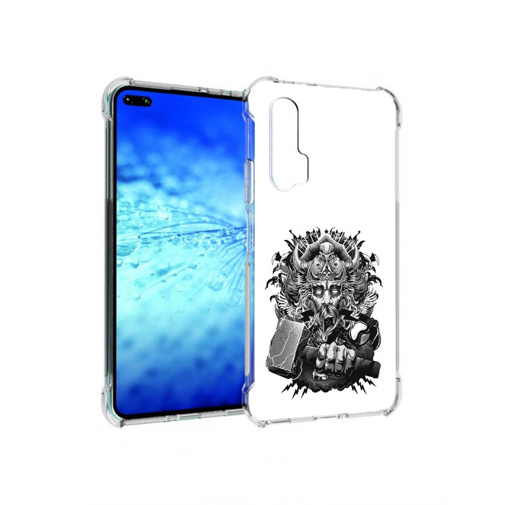 

Чехол MyPads Tocco для Huawei View 30 Pro злой тор (PT145237.17.363), Прозрачный, Tocco