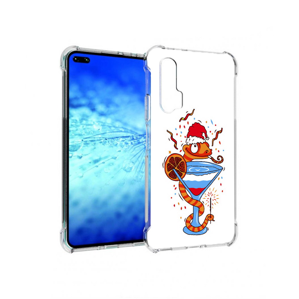 

Чехол MyPads Tocco для Huawei View 30 Pro змейка (PT145237.17.364), Прозрачный, Tocco