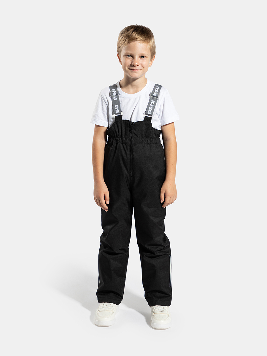 

Полукомбинезон детский KISU S24-30701 M, 1201, 98, Черный, S24-30701 M