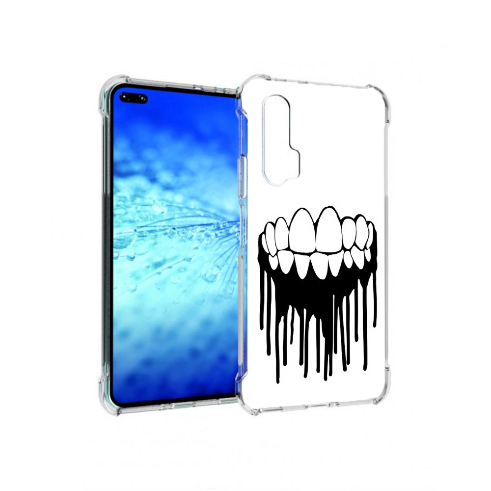 

Чехол MyPads Tocco для Huawei View 30 Pro зубы (PT145237.17.372), Прозрачный, Tocco