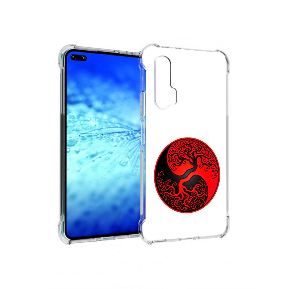 

Чехол MyPads Tocco для Huawei View 30 Pro инь янь дерево (PT145237.17.379), Прозрачный, Tocco