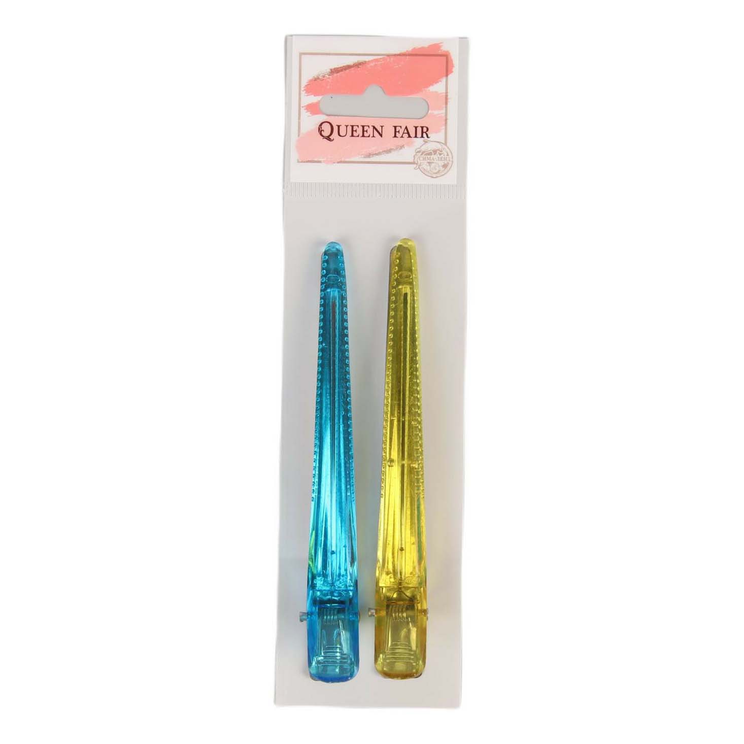 

Заколка Queen Fair Зажим 11,5 см 2 шт, Разноцветный