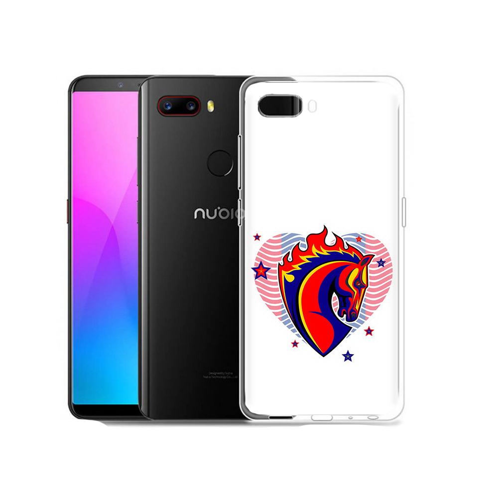 Чехол MyPads Tocco для ZTE Nubia Z18 ФК ЦСЛ Лошадь (PT115657.463.180)