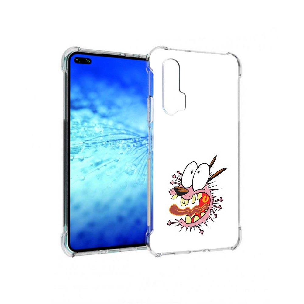 

Чехол MyPads Tocco для Huawei View 30 Pro испуганный бобик (PT145237.17.381), Прозрачный, Tocco